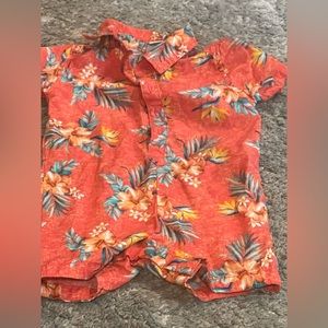 🎈2/10 bundle 
Old navy orange tropical romper 6-12 months new without tags